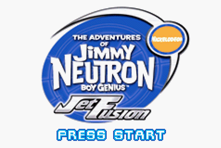 Jimmy Neutron Jet Fusion Title Screen